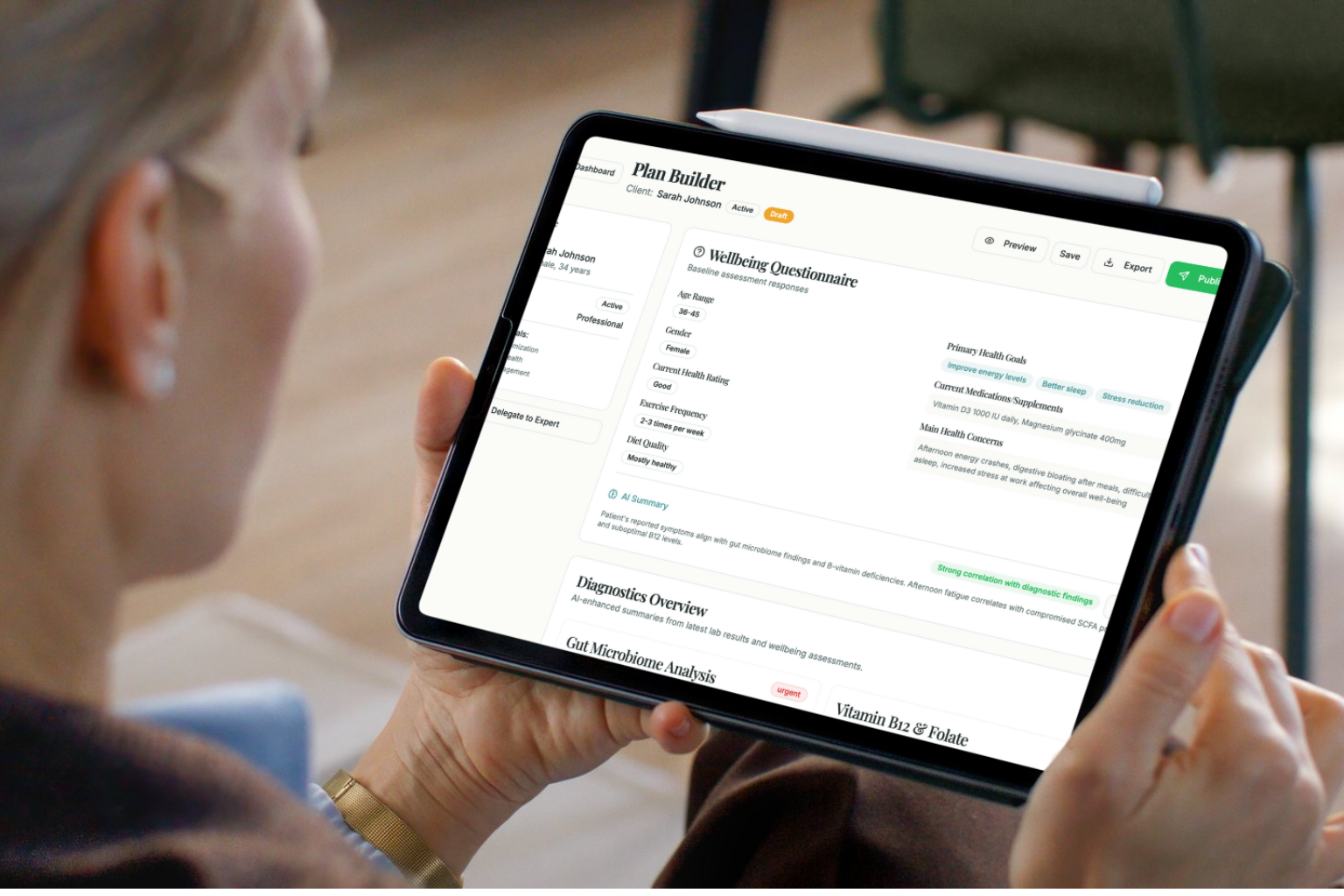 Build Personalised Longevity Plans